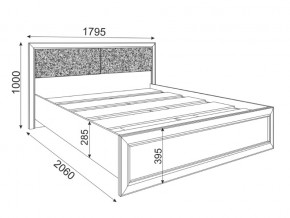 Кровать с настилом 1600 Саванна М05 в Кыштыме - kyshtym.mebel74.com | фото 2