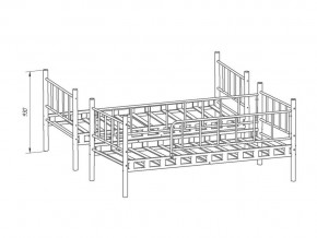 Кровать-трансформер Мальта серый с голубым в Кыштыме - kyshtym.mebel74.com | фото 3