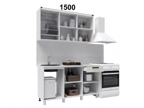 Кухня Диор 1500 дуб крафт золотой в Кыштыме - kyshtym.mebel74.com | фото 2