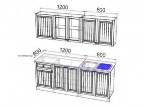 Кухня Хозяюшка 2000 фисташка в Кыштыме - kyshtym.mebel74.com | фото 2