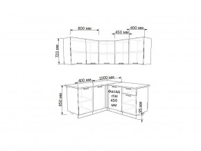 Кухонный гарнитур 17 Грецкий орех 1400х1450 в Кыштыме - kyshtym.mebel74.com | фото 2