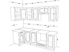 Кухонный гарнитур 5 Белый Вегас 1000х2400 мм в Кыштыме - kyshtym.mebel74.com | фото 2