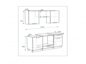 Кухонный гарнитур 6а Грецкий орех 1600 в Кыштыме - kyshtym.mebel74.com | фото 2