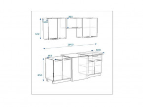 Кухонный гарнитур 7 Грецкий орех 1800 в Кыштыме - kyshtym.mebel74.com | фото 2