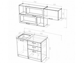 Кухонный гарнитур Алина экстра 1700 мм в Кыштыме - kyshtym.mebel74.com | фото 5