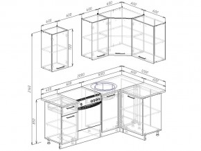 Кухонный гарнитур Антрацит 2000х1200 в Кыштыме - kyshtym.mebel74.com | фото 3