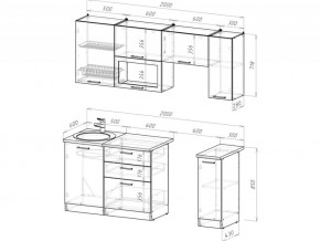 Кухонный гарнитур Антика ультра 2000 мм в Кыштыме - kyshtym.mebel74.com | фото 6