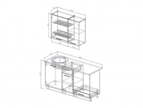 Кухонный гарнитур Лада 1600 в Кыштыме - kyshtym.mebel74.com | фото 3