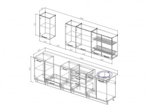 Кухонный гарнитур Лада 2800 в Кыштыме - kyshtym.mebel74.com | фото 3