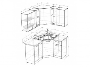 Кухонный гарнитур Лариса оптима 2 1500х1300 мм в Кыштыме - kyshtym.mebel74.com | фото 5