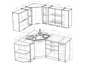 Кухонный гарнитур Лариса оптима 3 1500х1800 мм в Кыштыме - kyshtym.mebel74.com | фото 5