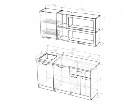 Кухонный гарнитур Лариса стандарт 3 1600 мм в Кыштыме - kyshtym.mebel74.com | фото 5