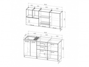 Кухонный гарнитур Лариса стандарт 4 1600 мм в Кыштыме - kyshtym.mebel74.com | фото 5