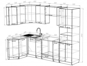 Кухонный гарнитур Лоретта гранд прайм 2600х1400 мм в Кыштыме - kyshtym.mebel74.com | фото 4