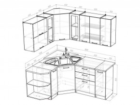 Кухонный гарнитур Лоретта оптима 1500х1800 мм в Кыштыме - kyshtym.mebel74.com | фото 6