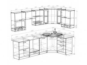 Кухонный гарнитур Лира гранд оптима 2600х1500 мм в Кыштыме - kyshtym.mebel74.com | фото 5