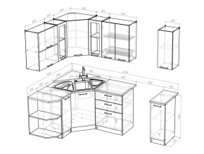 Кухонный гарнитур Лира оптима 1500х1800 мм в Кыштыме - kyshtym.mebel74.com | фото 5