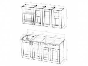 Кухонный гарнитур Ника демо 1700 мм в Кыштыме - kyshtym.mebel74.com | фото 4