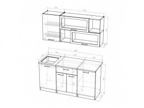 Кухонный гарнитур Симона стандарт 1600 мм в Кыштыме - kyshtym.mebel74.com | фото 6