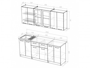 Кухонный гарнитур Татьяна ультра 2000 мм в Кыштыме - kyshtym.mebel74.com | фото 5