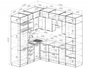 Кухонный гарнитур Терция гранд прайм 2100х2700 мм в Кыштыме - kyshtym.mebel74.com | фото 6