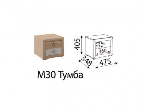 М30 Тумба прикроватная в Кыштыме - kyshtym.mebel74.com | фото