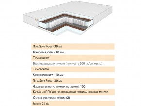 Матрас Шалла 120х200 в Кыштыме - kyshtym.mebel74.com | фото 2