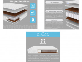 Матрас Sleep Nova шириной 1400 мм в Кыштыме - kyshtym.mebel74.com | фото 2