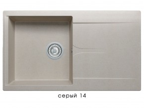 Мойка гранитная Gals-860 Серый 14 в Кыштыме - kyshtym.mebel74.com | фото