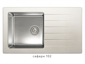 Мойка комбинированная Tolero twist TTS-860 Сафари 102 в Кыштыме - kyshtym.mebel74.com | фото