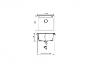 Мойка кварцевая Tolero R-111 Сафари 102 в Кыштыме - kyshtym.mebel74.com | фото 2