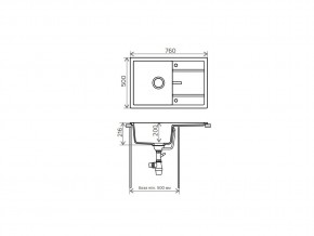 Мойка кварцевая Tolero R-112 Сафари 102 в Кыштыме - kyshtym.mebel74.com | фото 2