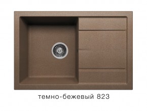 Мойка кварцевая Tolero R-112 Темно-бежевый 823 в Кыштыме - kyshtym.mebel74.com | фото