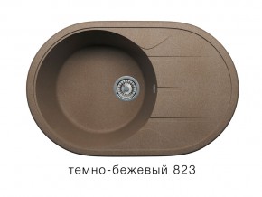 Мойка кварцевая Tolero R-116 Темно-бежевый 823 в Кыштыме - kyshtym.mebel74.com | фото