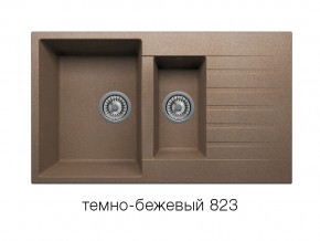 Мойка кварцевая Tolero R-118 Темно-бежевый 823 в Кыштыме - kyshtym.mebel74.com | фото