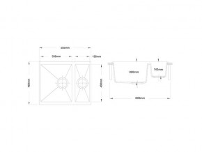 Мойка Longran Enigma ENG 555.460 15 в Кыштыме - kyshtym.mebel74.com | фото 2