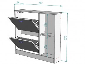 Обувница W102 в Кыштыме - kyshtym.mebel74.com | фото 3