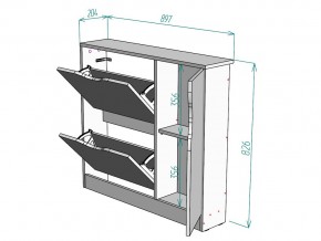 Обувница W106 в Кыштыме - kyshtym.mebel74.com | фото 3