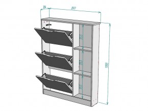 Обувница W108 в Кыштыме - kyshtym.mebel74.com | фото 3