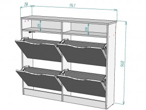 Обувница W16 в Кыштыме - kyshtym.mebel74.com | фото 3