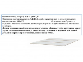 Основание из ЛДСП 0,9х2,0м в Кыштыме - kyshtym.mebel74.com | фото