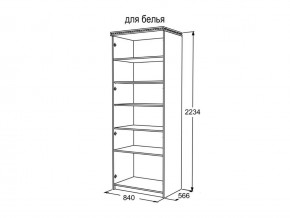 Шкаф 2-х створчатый для белья Ольга 13 в Кыштыме - kyshtym.mebel74.com | фото 3