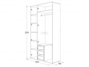 Шкаф 3-х створчатый Ольга 14 в Кыштыме - kyshtym.mebel74.com | фото 2