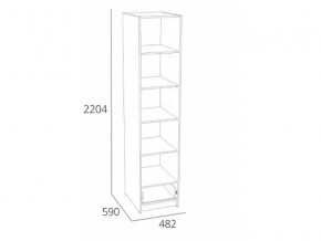 Шкаф для одежды Оттавия НМ 011.20 Антрацит в Кыштыме - kyshtym.mebel74.com | фото 2