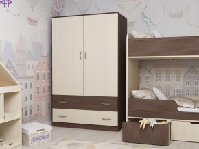 Шкаф двухстворчатый бодега-дуб молочный в Кыштыме - kyshtym.mebel74.com | фото