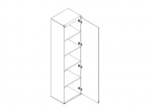 Шкаф JREG 1d Индиана Дуб Саттер в Кыштыме - kyshtym.mebel74.com | фото 2