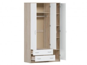 Шкаф Комфорт №10 1200 дуб сонома-белый в Кыштыме - kyshtym.mebel74.com | фото 2