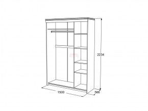 Шкаф купе 3-х дверный Ольга 13 в Кыштыме - kyshtym.mebel74.com | фото 3