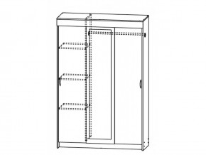 Шкаф-купе Бася моно ясень светлый в Кыштыме - kyshtym.mebel74.com | фото 2