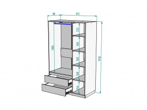 Шкаф Malta light H298 Белый в Кыштыме - kyshtym.mebel74.com | фото 2